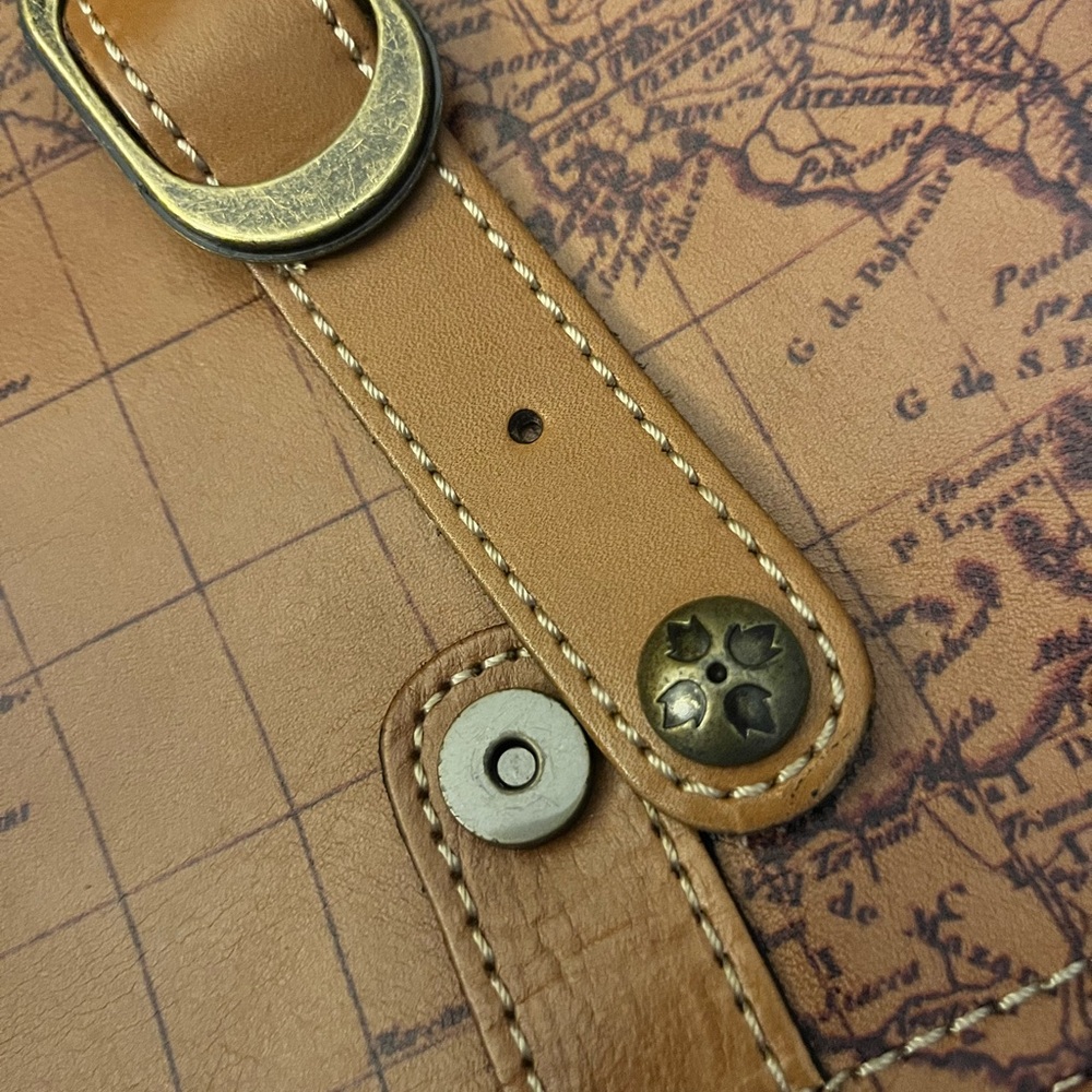 Patricia Nash VENEZIA Crossbody SIGNATURE MAP PRINT - Picture 3 of 15